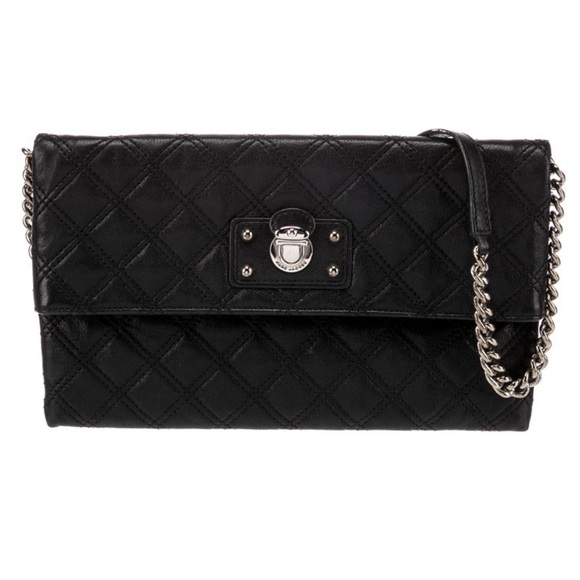 Marc Jacobs Black Leather Shoulder Bag - Picture 1 of 4